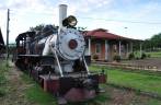 Antiga locomotiva da ferrovia Madeira-Mamoré, em Porto Velho, capital de Rondônia